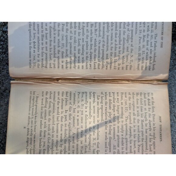 1854 Antique Synonyms Of The New Testament 2nd Ed. Rev. Richard Trench B.D - Picture 8 of 15